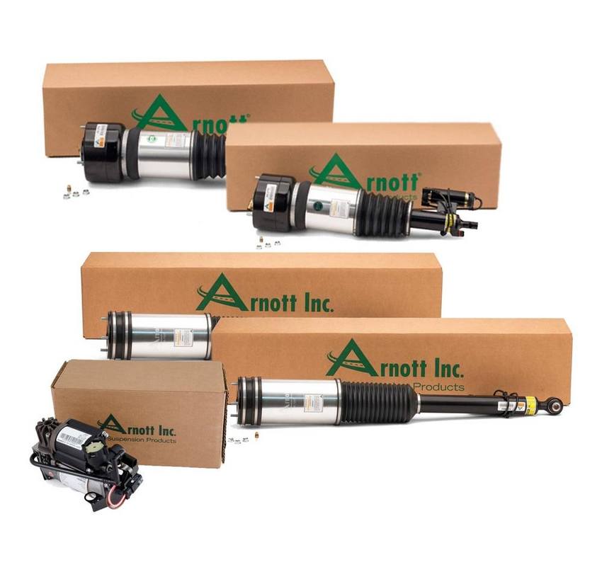 Mercedes Suspension Strut Assembly Kit - Front and Rear (with Airmatic) 220320501380 - Arnott 4002695KIT